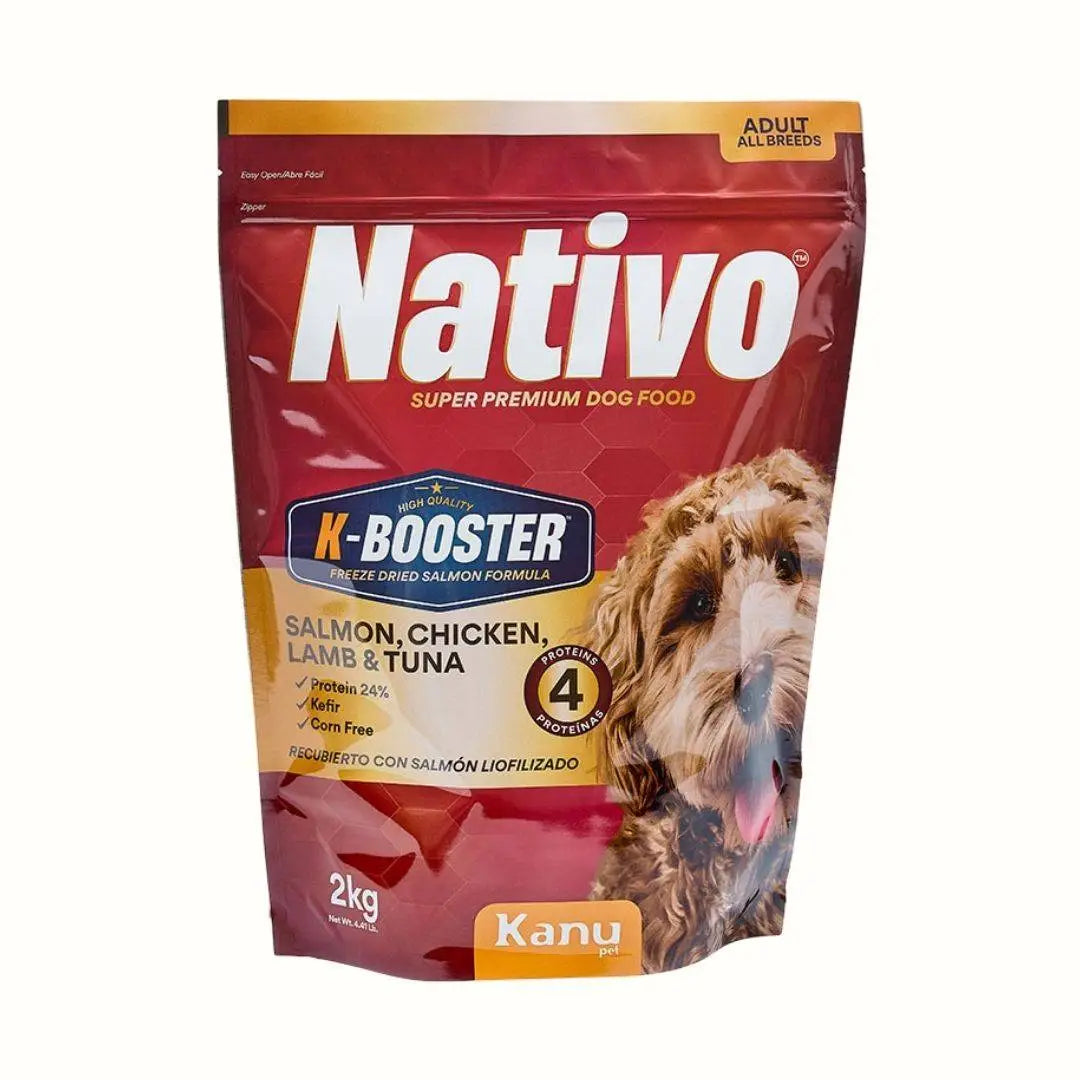 Alimento Seco K-booster salmón Kanu pet para perro adulto toda raza