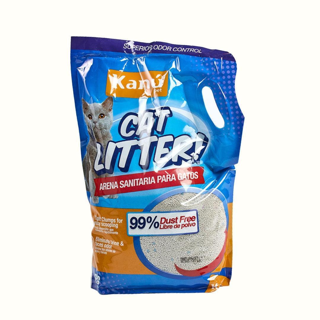 Arena de Bentonita Kanu Pet Cat Litter para 99% libre de