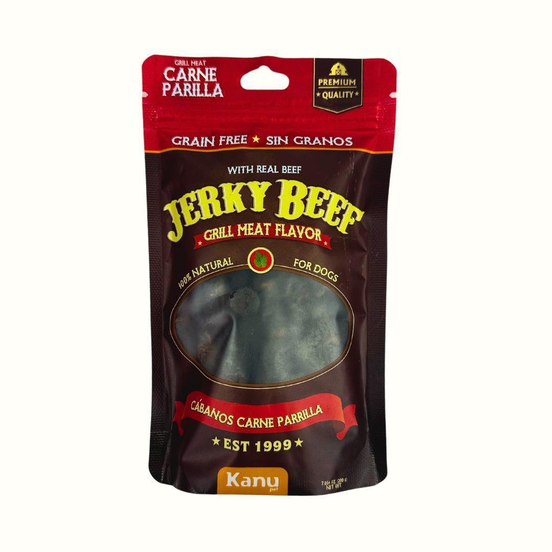 Cábano Jerky Grill Meat Flavor Kanu Pet Para Perro 200 GR