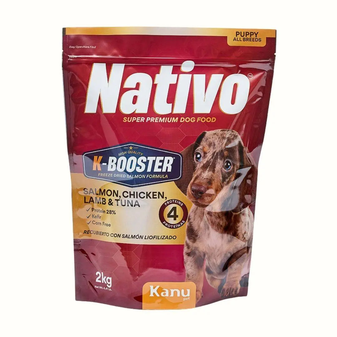 Alimento Seco K-booster salmón Kanu pet para perro cachorro toda raza