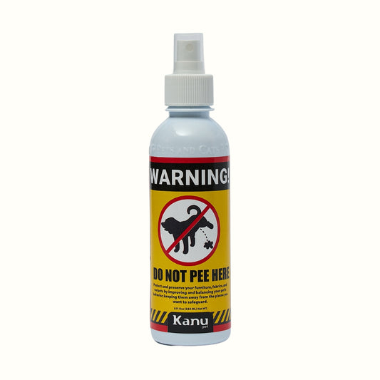 Spray de Adiestramiento Don't Pee Here de Kanu Pet para perros y gatos 100% Natural