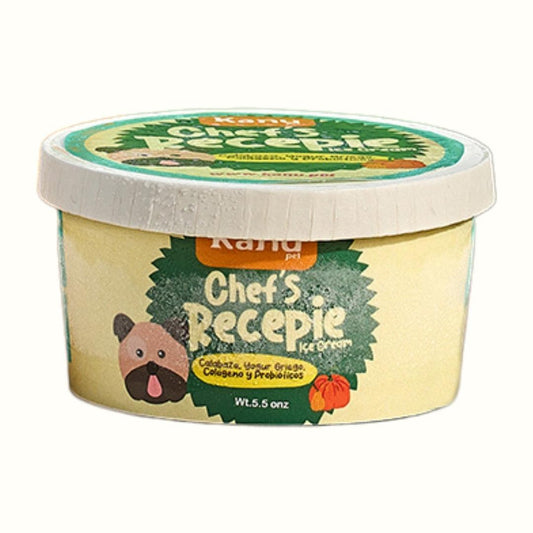 Kanu Helado Chef Recipe Calabaza Para Perro y Gato