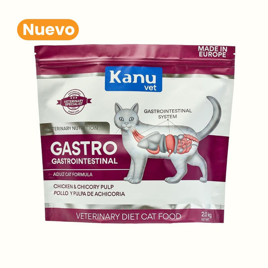 Alimento Medicado Kanu Vet Gastrointestinal para Gato Adultos