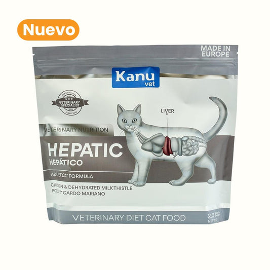 Alimento Medicado Kanu Vet Hepático para Gato Adultos