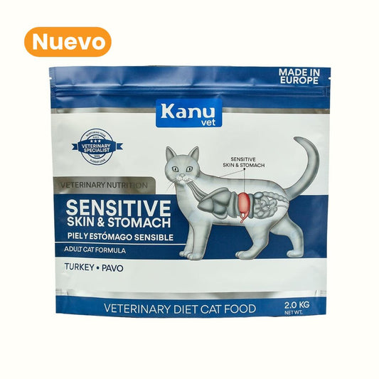 Alimento Medicado Kanu Vet Piel y Estómago Sensible para Gato Adultos