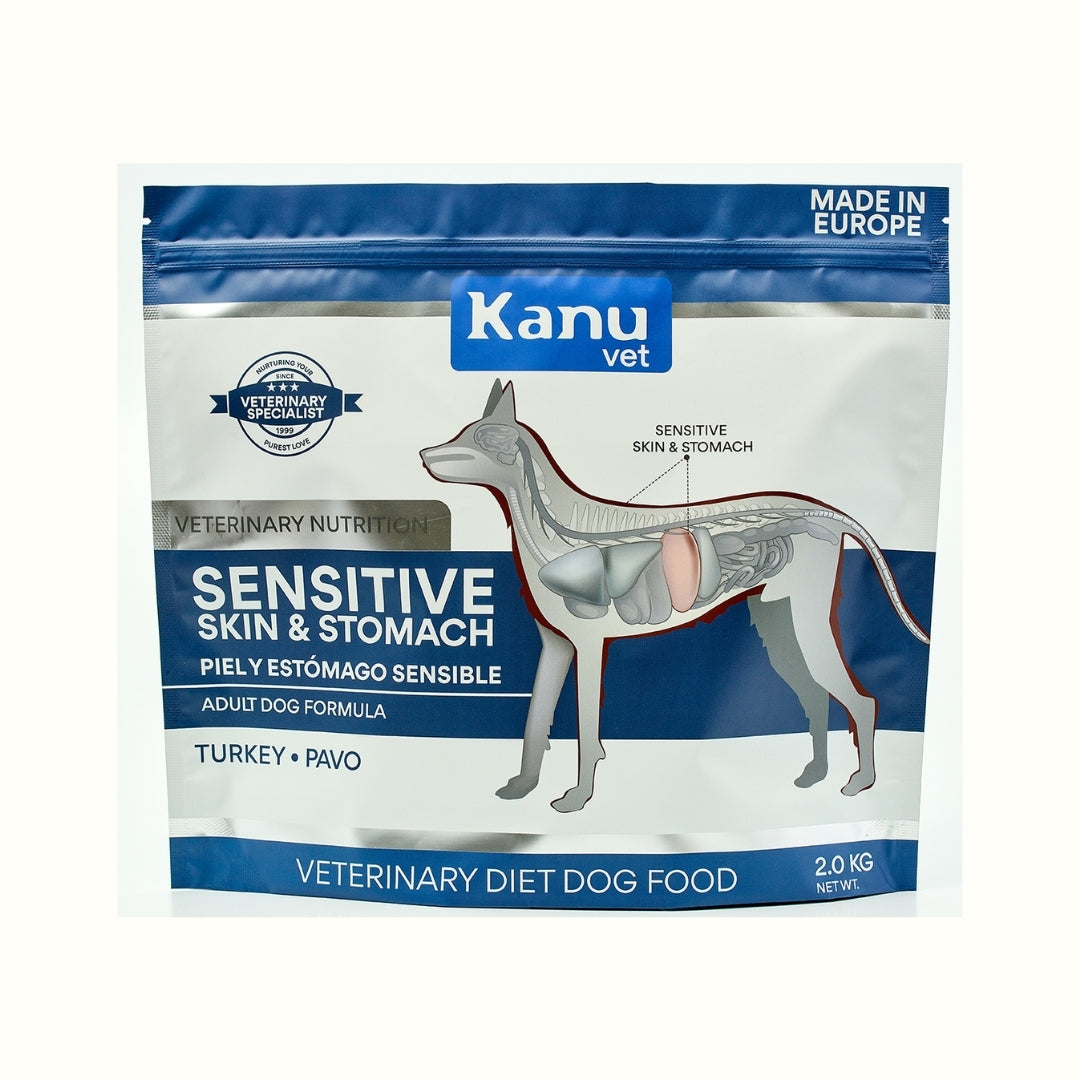 Alimento Medicado Kanu Vet Piel y Estómago Sensible para Perro Adultos
