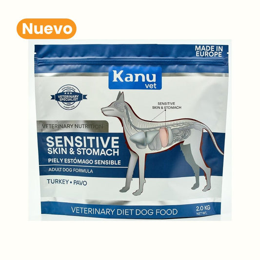 Alimento Medicado Kanu Vet Piel y Estómago Sensible para Perro Adultos
