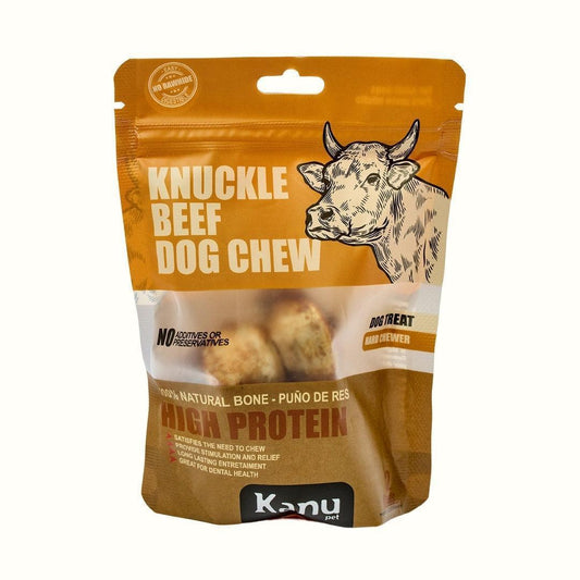 Snack Hueso 100% Natural Kanu Pet Puño de Res para Perro