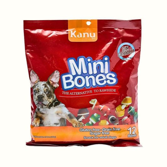 Snack Mini Huesos con Sabores surtidos Kanu Pet para Perros