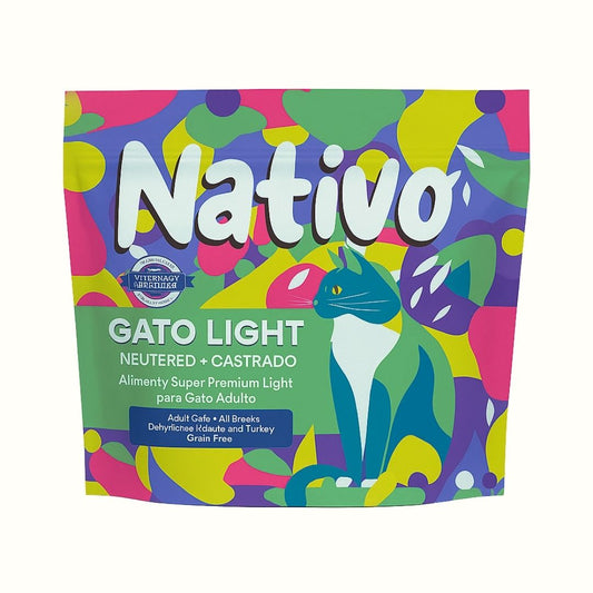 Alimento Seco Nativo Light Conejo/Pavo Kanu Pet para Gato Castrado