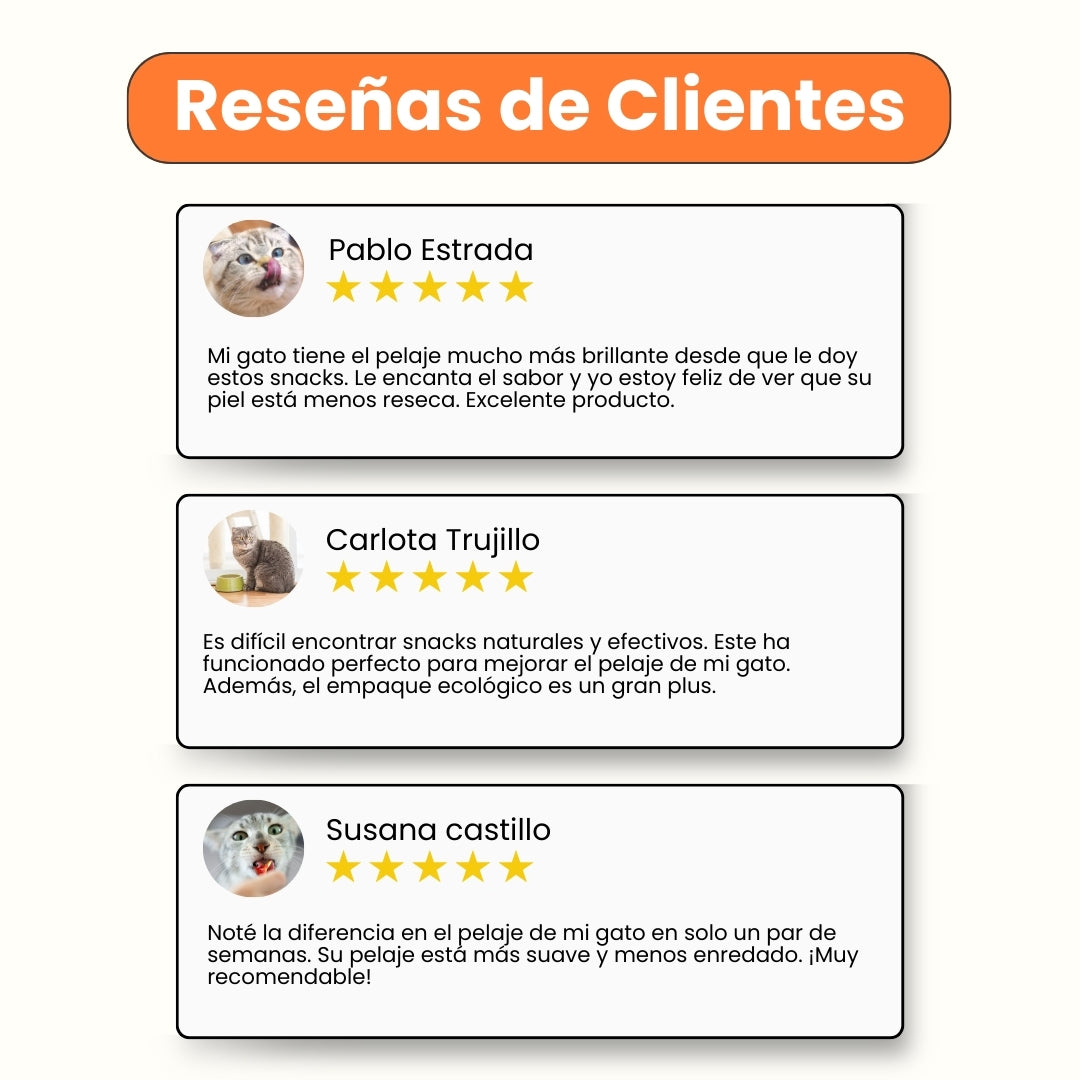 Galletas Piel y Pelaje Kanu Pet para gatos