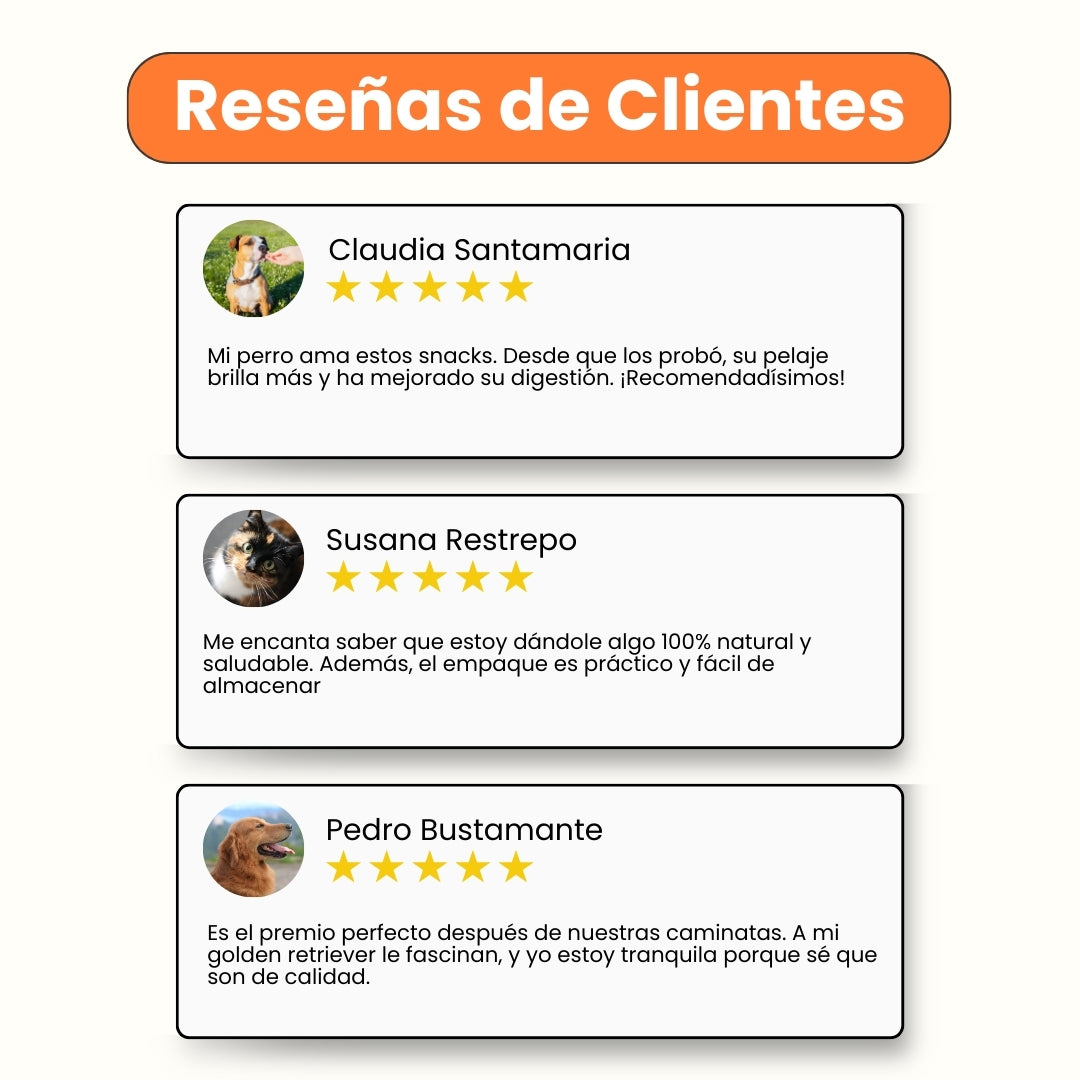 Snack de Kanu Pet de Salmón Deshidratado Trozos para perros y gatos 100% Natural , Un solo ingrediente