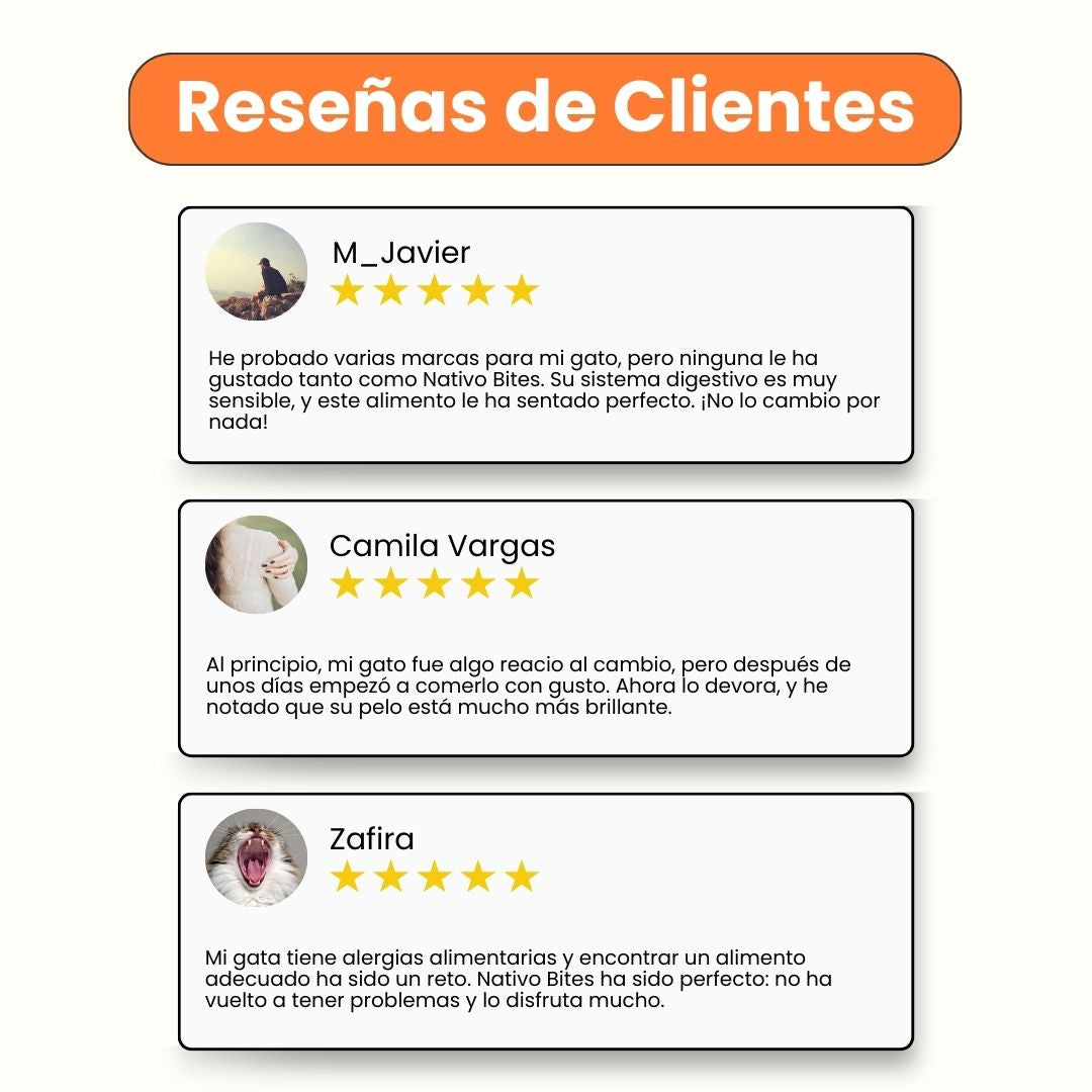 Alimento seco Nativo Bites Conejo y Pavo Kanu Pet para Gato Adulto