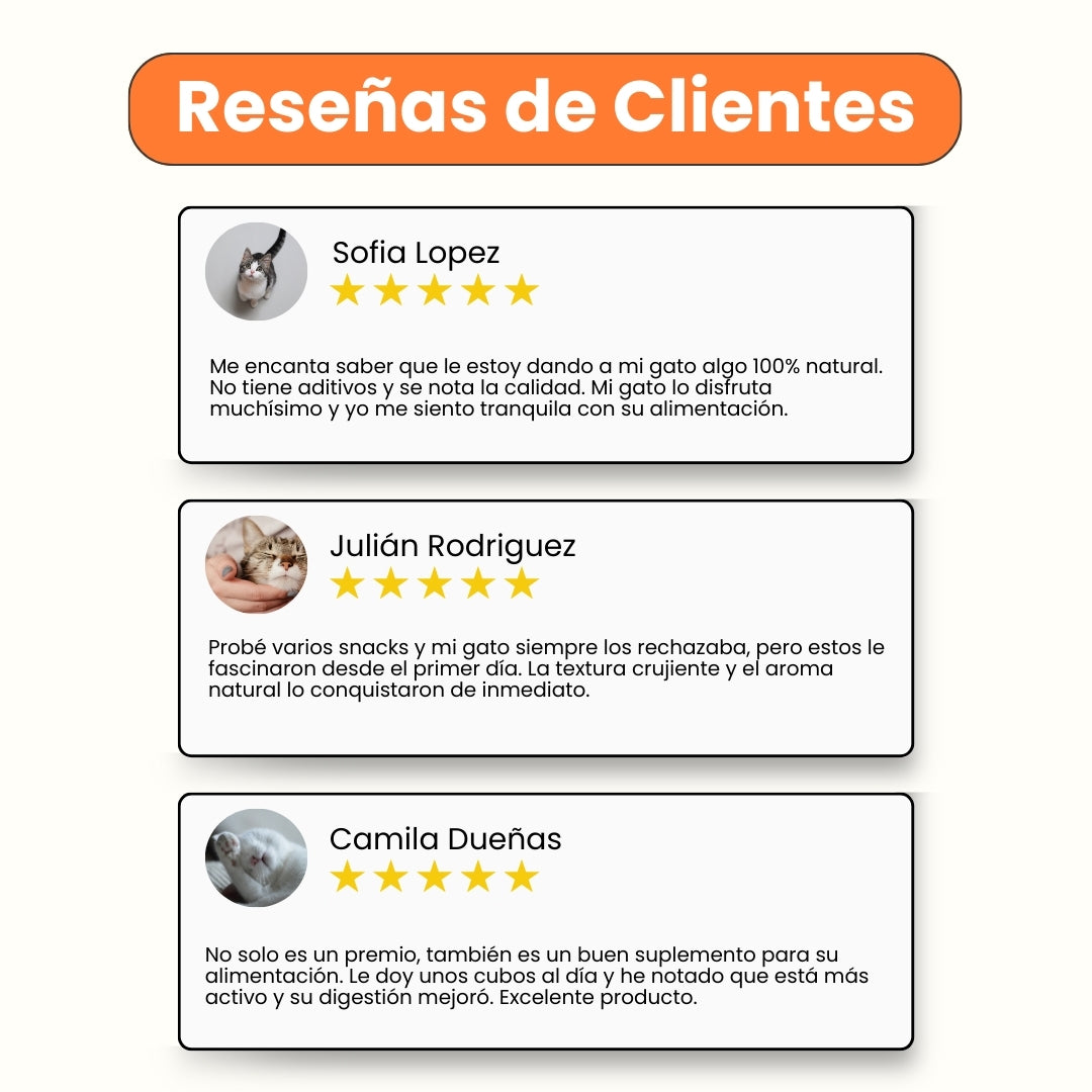 Snack Liofilizado Tasty Cubes Brocoli para Gatos, Bajas en Calorías