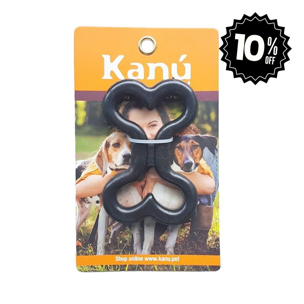 Juguete Hueso de Rubber Negro Kanu Pet para perro