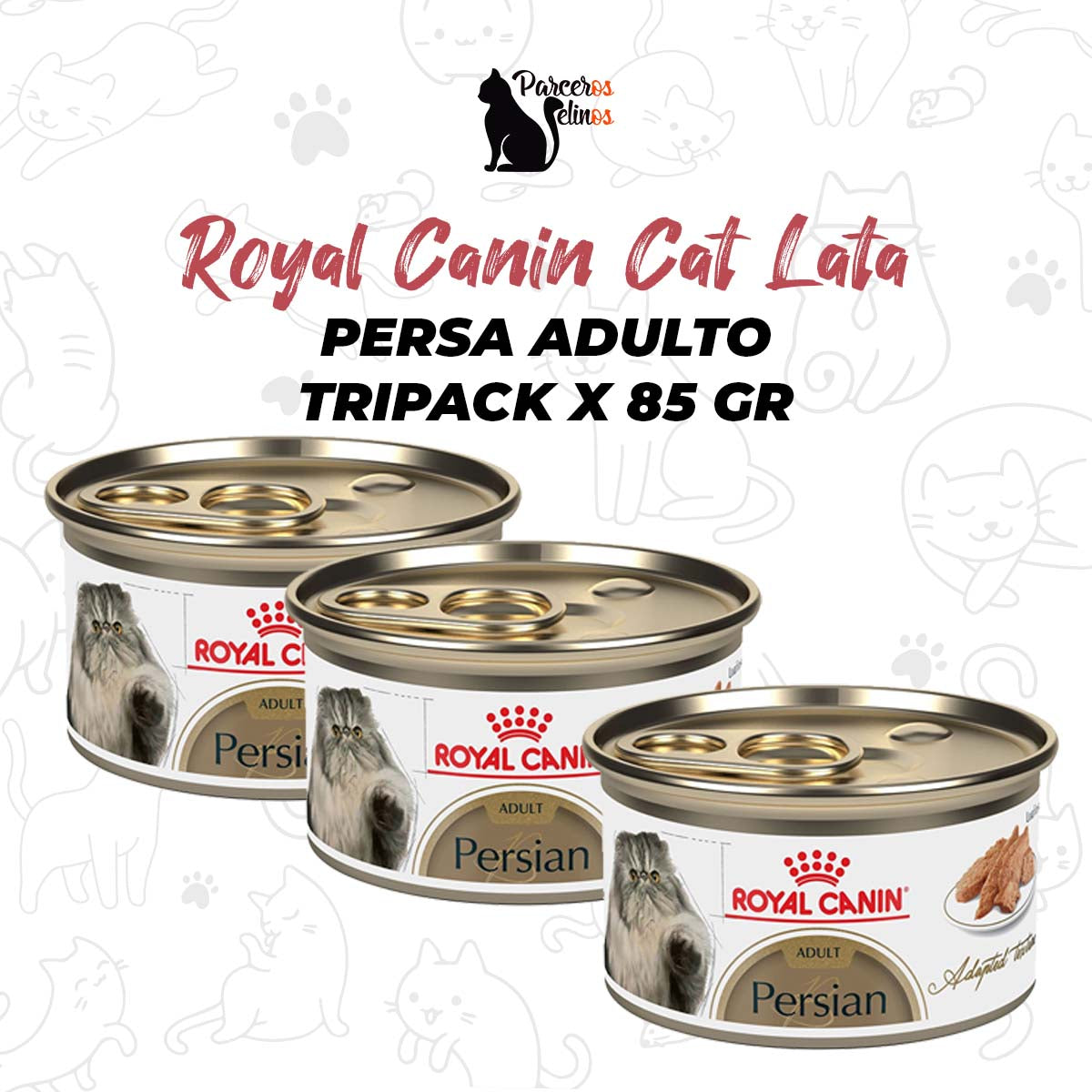 Alimento Para Gato Royal Canin Tripack Persa