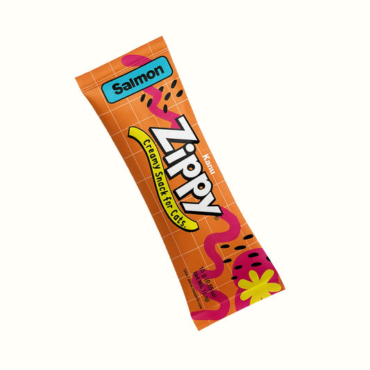 Snack Cremoso Zippy Kanu Pet para Gatos sabor Salmón