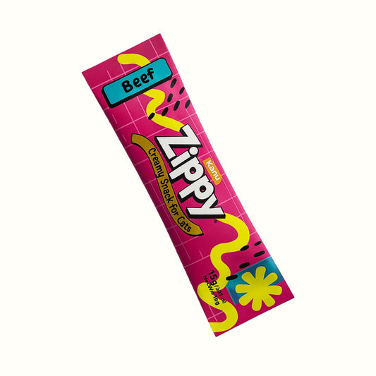 Snack Cremoso Zippy Kanu Pet para Gatos sabor Res