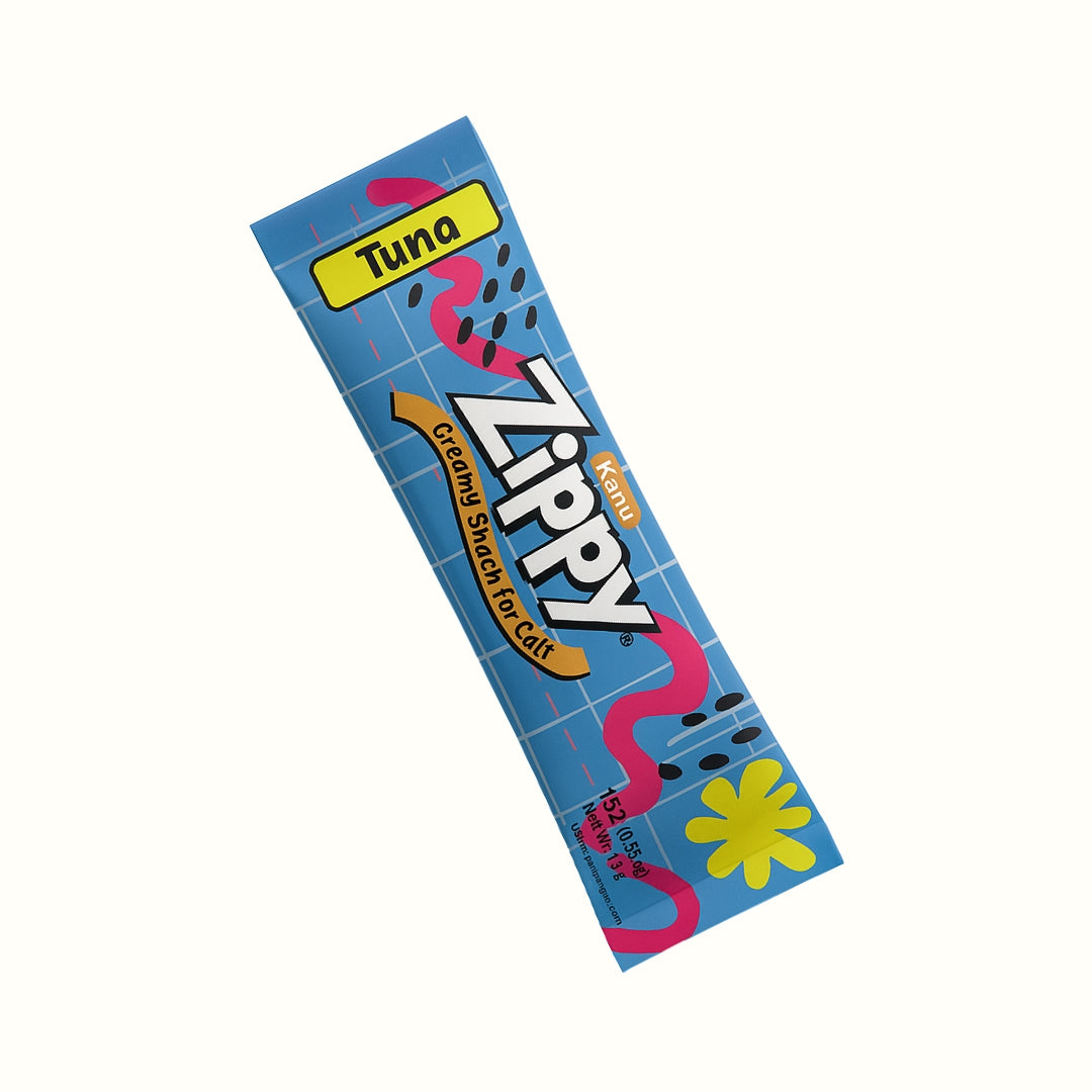 Snack Cremoso Zippy Kanu Pet para Gatos sabor Atún