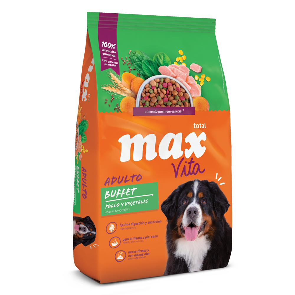 Alimento Para Perro Total Max Vita Adulto Pollo y Vegetales