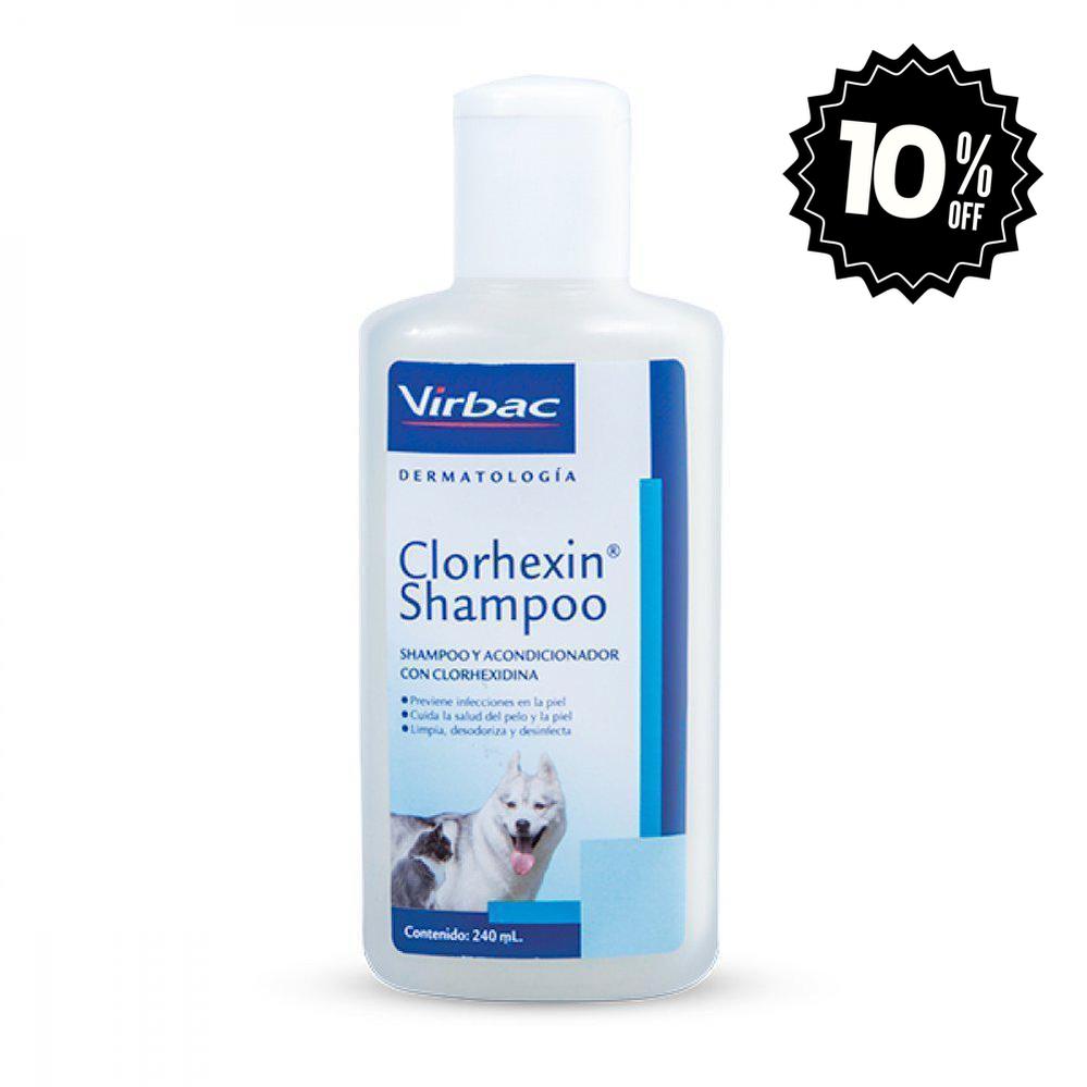 Clorhexin shampoo x 240 ml para todas