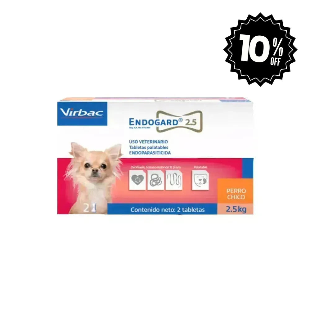 Endogard 2.5 Caja x 2 Unidades Para Perro