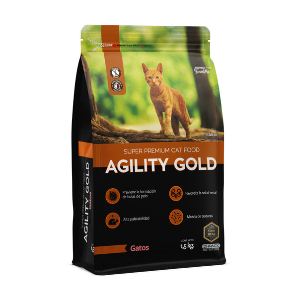 Alimento Seco Agility Gold para Gatos de Todas las Edades