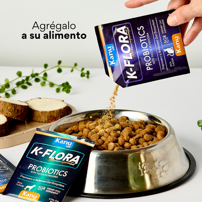 Suplemento Probiótico para perros K-Flora x 5g sobre - {{ Kanu Pet }}