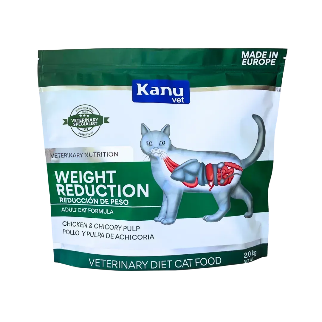 Alimento Seco Medicado Kanu Vet Weight Reduction para Gato Adultos