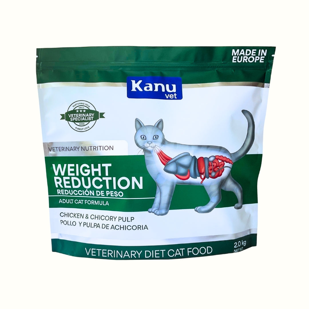 Alimento Medicado Kanu Vet Weight Reduction para Gato Adultos