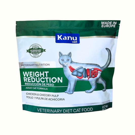 Alimento Seco Medicado Kanu Vet Weight Reduction para Gato Adultos