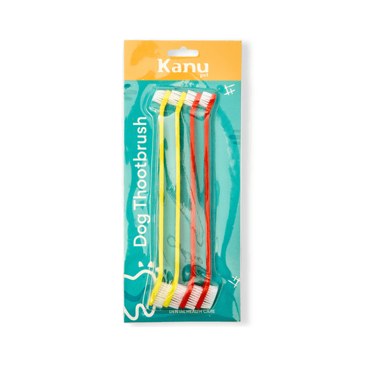 Kanu Pet Cepillo Dental Para Perros x 4 Unds - {{ Kanu Pet }}