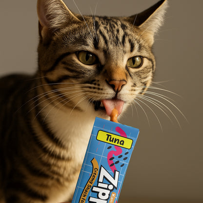 Snack Cremoso Zippy Kanu Pet para Gatos sabor Atún