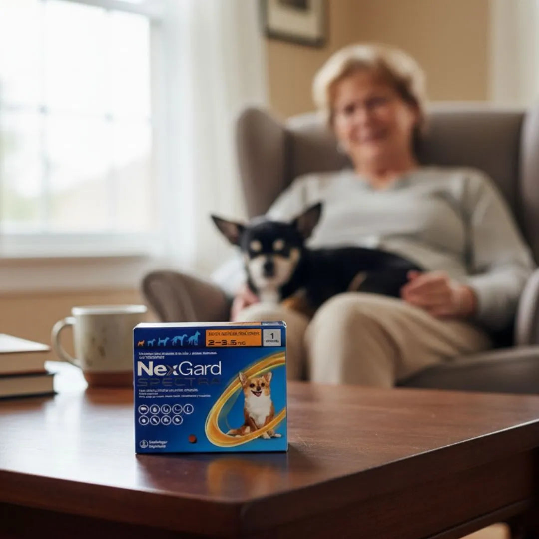 Antipulgas Nexgard Spectra  para Perros  XS de 2 a 3.5 Kg