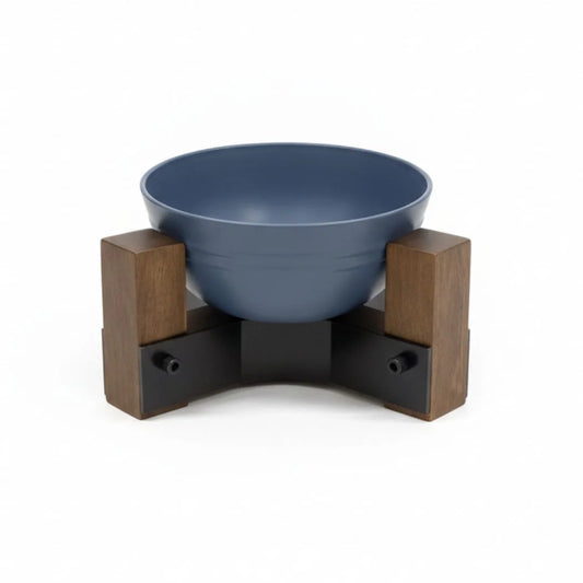 Comedero Trigo Azul Oscuro Kanu Pet para Perro y Gato