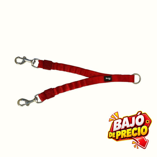 Trailla Doble King Rojo Kanu Pet para Perro