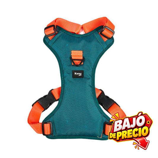 Pechera Verde / Naranja Kanu Pet para Perro
