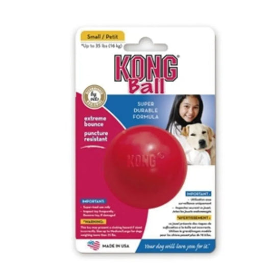 Pelota Caucho Kong classic Roja para Perro