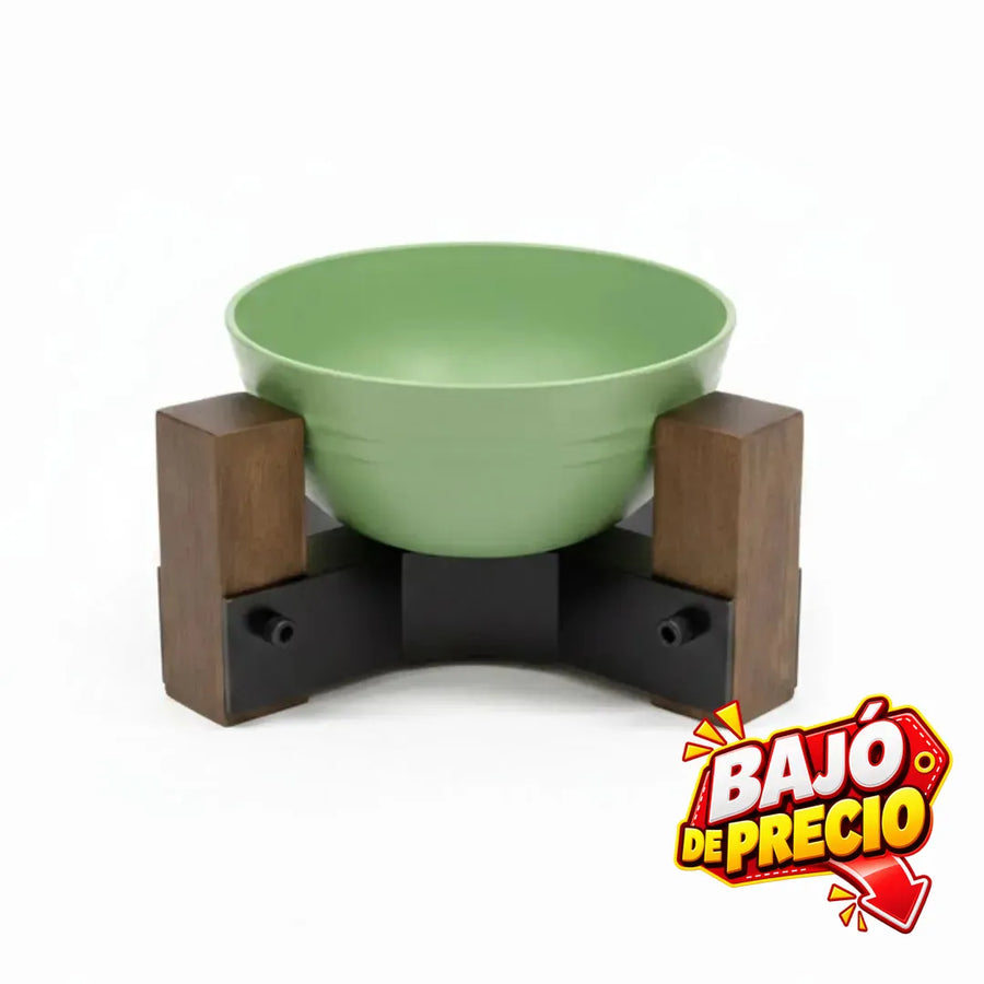 Comedero Trigo Verde Kanu Pet para Perro y Gato