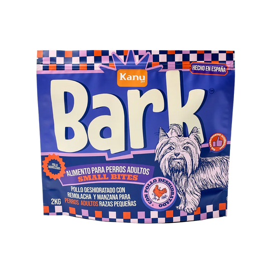 Alimento seco Kanu Pet Bark Small Bites Kanu Pet para adulto razas pequeñas con Pollo