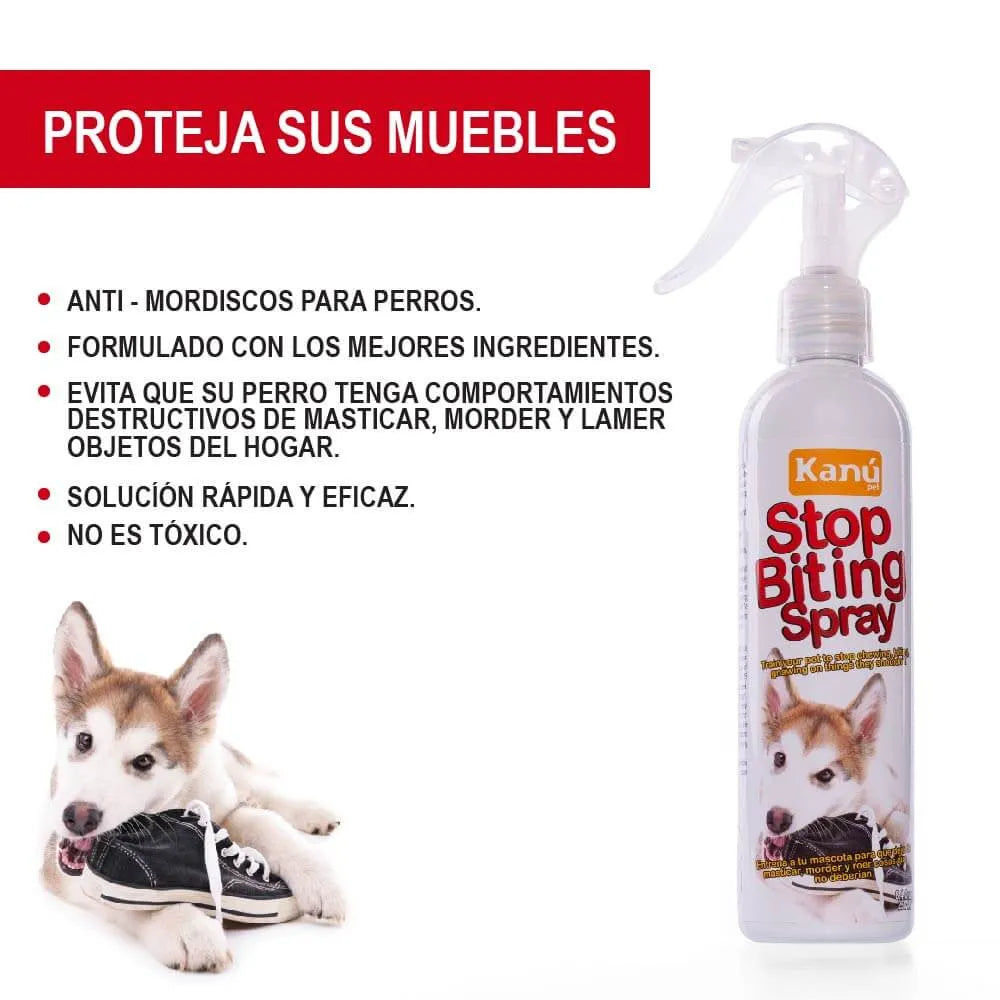 Spray de Entrenamiento Stop Biting Kanu para Perro - {{ Kanu Pet }}