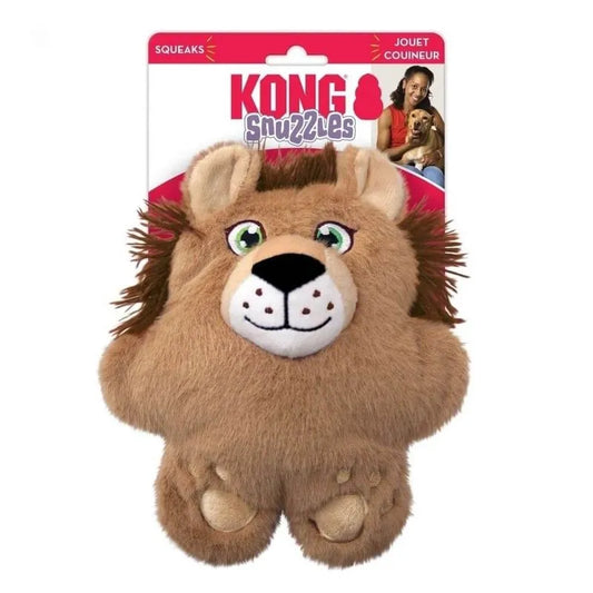 Juguete Kong Peluche Snuzzies Leon Medium Para Perro