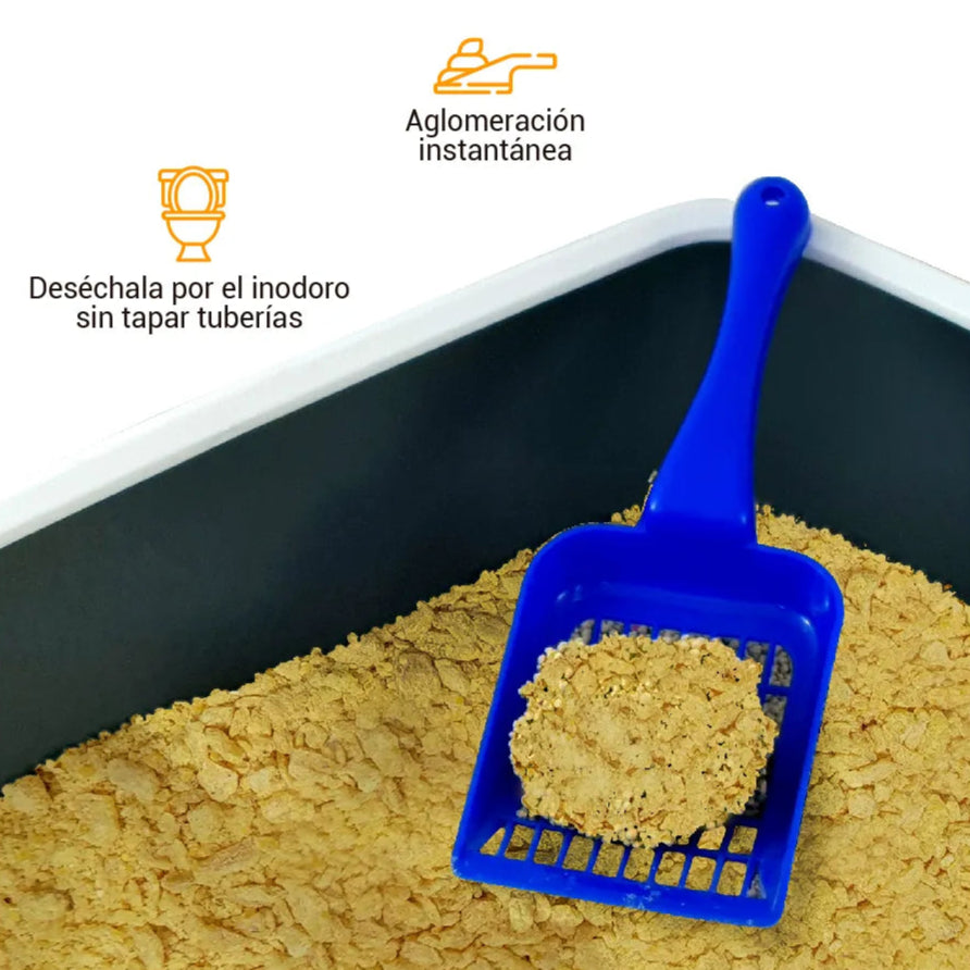 Arena 100% de Maíz Kanu Pet Corn Cat Litter para Gato 100% Ecológíca - {{ Kanu Pet }}