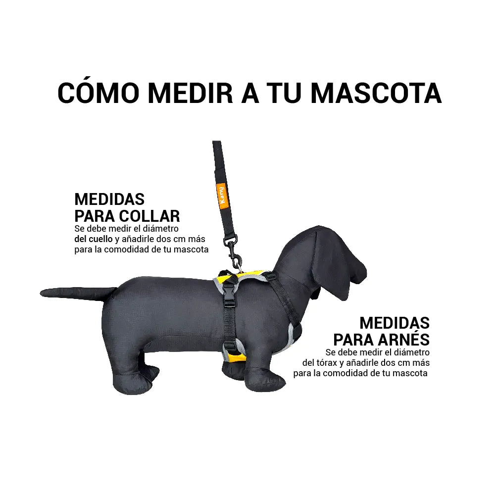 Pechera Acolchada Walker Amarillo Kanu Pet para Perro