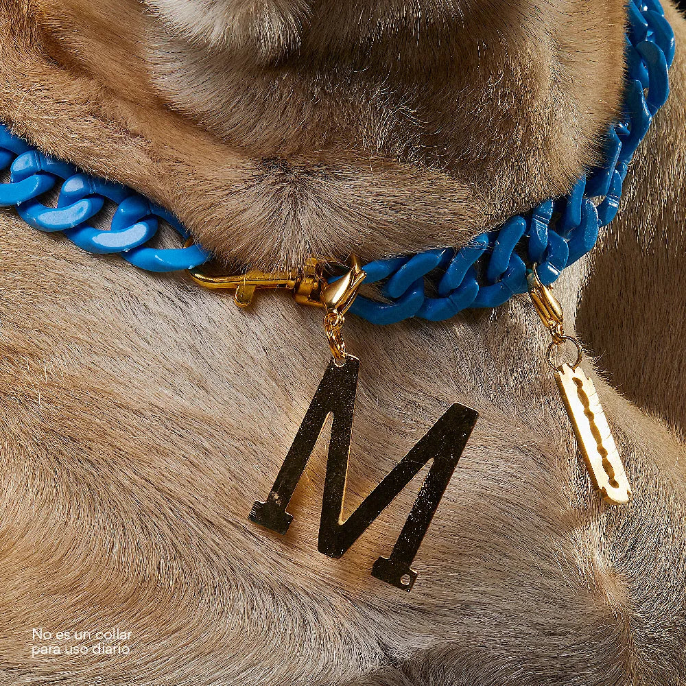 Collar Cadena Acrilica Kanu Pet Azul Para Perro y Gato - {{ Kanu Pet }}