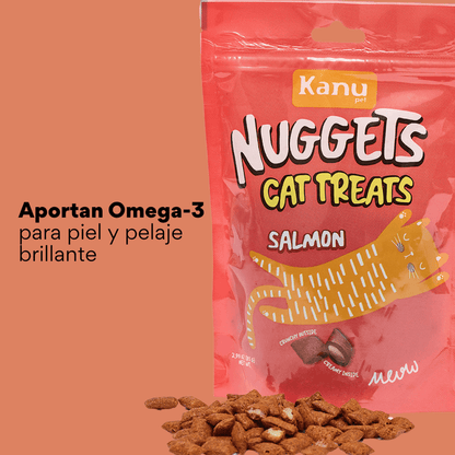 Snack Nuggets de Salmón Kanu Pet para Gato