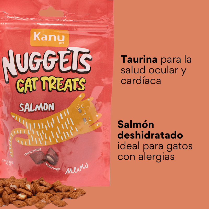 Snack Nuggets de Salmón Kanu Pet para Gato