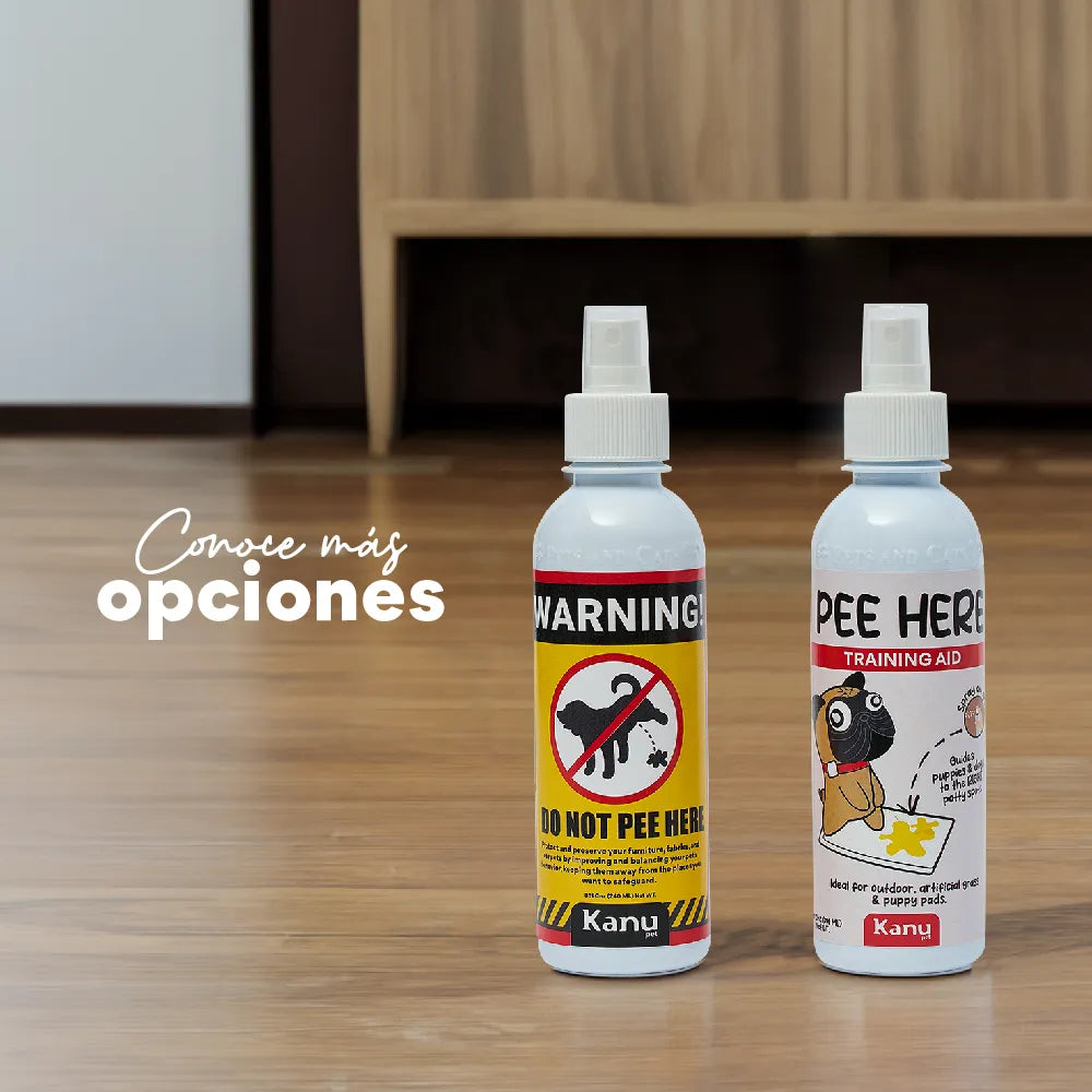 Spray de Adiestramiento Don't Pee Here de Kanu Pet para perros y gatos 100% Natural - {{ Kanu Pet }}