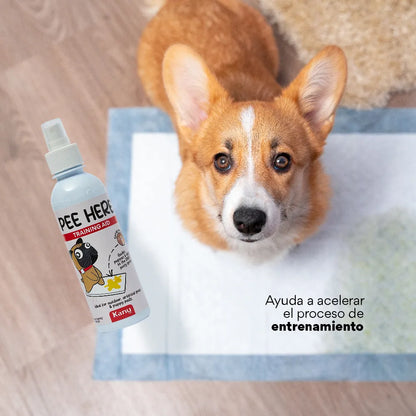 Spray de Adiestramiento Pee Here de Kanu Pet para perros y gatos 100% Natural - {{ Kanu Pet }}