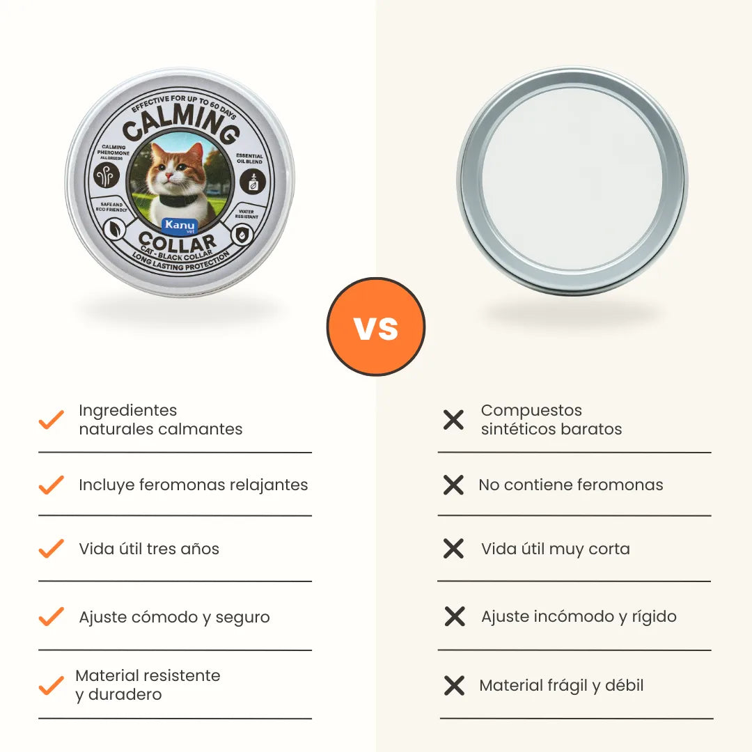 Collar Relajante con Fermonas Kanu Pet Calming Collar para Gato